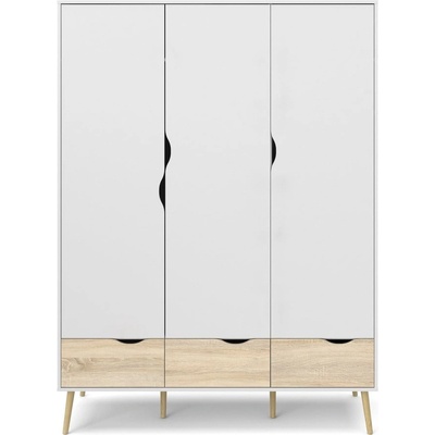 Tvilum Бял гардероб 147x200 cm Oslo - Tvilum (75468P49ak)