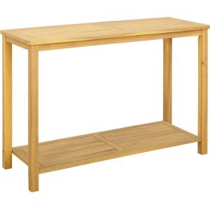 vidaXL Градинска конзолна маса Светъл акация 110 x 40 x 75 cm (42026790)