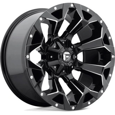 Fuel D576 ASSAULT 9x17 5x114,3 ET1 gloss black milled