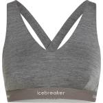 Icebreaker Дамски спортен сутиен Icebreaker Women's 125 Cool-Lite Sprite Racerback Bra Sports bra - Gritstone Heather - размер XS (114-3264-0411)