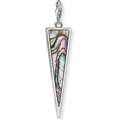 Thomas Sabo Přívěsek Trojúhelník s tyrkysovou perletí Y00269 7 Charm Club abalone mother