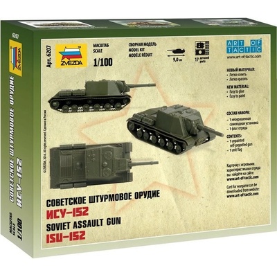 Zvezda Siviet assault gun ISU 152 6207 1:100