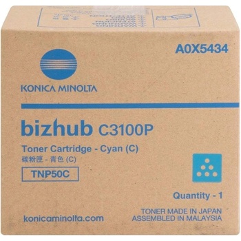 Konica Minolta Оригинална тонер касета Minolta TNP50C, 4700 страници/5%, Cyan (3020104136)