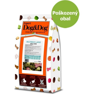 Dog & Dog Expert Multibisco velké sušenky 15 kg