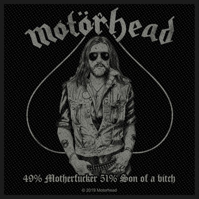 Nažehlovačka Motörhead - 49% Motherfucker