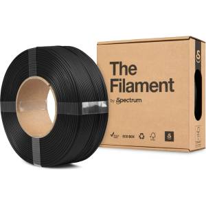 Spectrum „The Filament от Spectrum TF-24166 филамент, ReFill, PLA Matte, 1, 75 мм, 1000 г, Черен (Stealth black) (TF-24166)