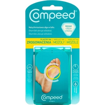 QUIES COMPEED Náplast na mozoly 6 ks