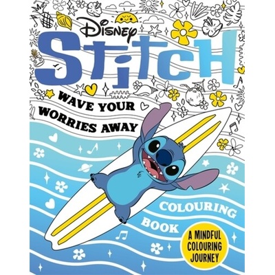 Disney Stitch - Wave Your Worries Away Colouring Book