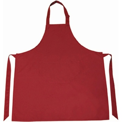 L-Merch Unisex zástěra NT5220 Bordeaux 85x75cm
