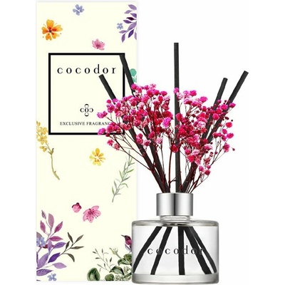 Cocodor Aroma tyčinkový difuzér Flower Kytička Rose Perfume 200 ml