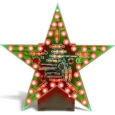 Whadda WSSA169R HVĚZDA s 35 ks LED ČERVENÁ