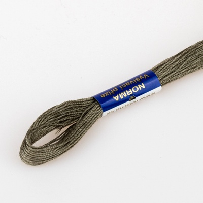 Niťárna Vyšívací příze NORMA / BAVLNKA 7952 srnčí hnědo-béžová, jednobarevná, 1,5g/15m