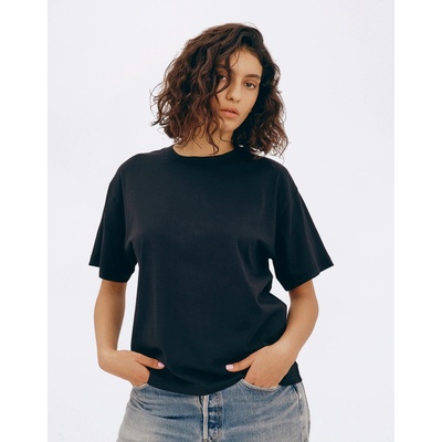 Organic Basics True Boxy Tee Black