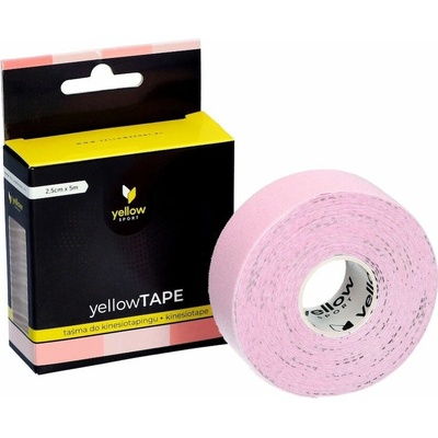 yellowSPORT Face tejp na tejpovanie tváre ružový 2,5 cm x 5 m