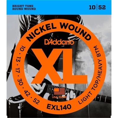 D'ADDARIO EXL140 Light Top/Heavy Bottom - .010 - .052