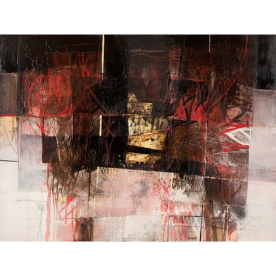 Abstraktní obraz 1 deska 80x60