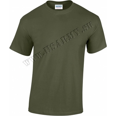 Gildan kr. rukáv military oliv