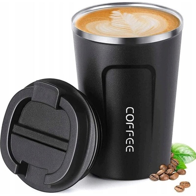 Goaduoynt termohrnek Coffee To Go 510 ml černý