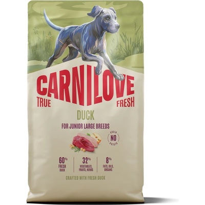CARNILOVE True Fresh Dog Duck за млади кучета L 4 кг