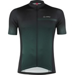 Löffler Мъжка фланелка с къс ръкав за колоездене Löffler Bike Jersey Full-Zip Coogan Mid Cycling jersey - Forest - размер 48 (EU) (056-3495-0412)
