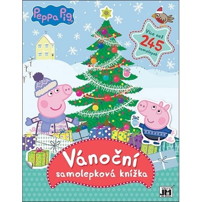 Samolep knížka/ Vánoce s Pepp.