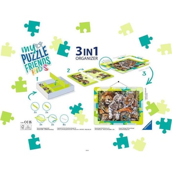 RAVENSBURGER Sada pro skládání My Friends Kids 3v1 zelená