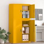 vidaXL Шкаф за съхранение 2 бр. Горчично жълто 90 x 40 x 175 см (3438720)