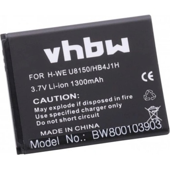 VHBW Батерия за Huawei Ascend Y100 / C8500 / T8100 / U8150, 1300 mAh (800103903)