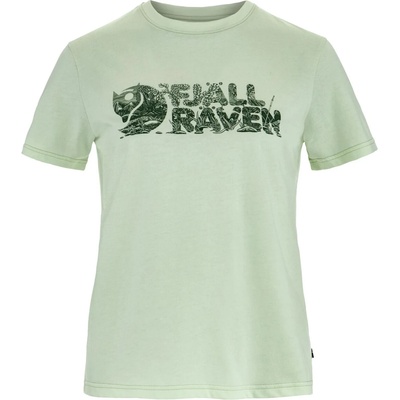 Fjällräven Дамска тениска Fjällräven Women's Lush Logo T-Shirt - Soft Jade (916-1947-0512)