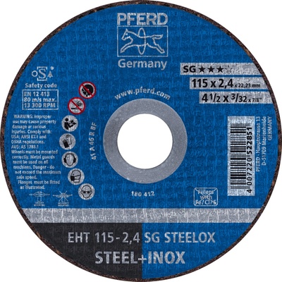 Pferd Rezný kotúč 115 x 2,4 x 22,23 mm 4007220522851