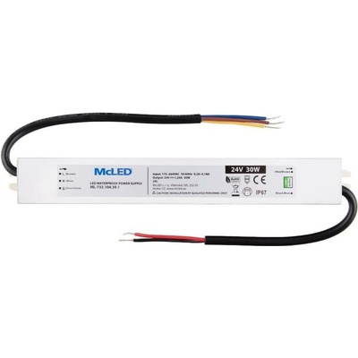 LED napájecí zdroj McLED 24VDC 1,25A 30W ML-732.104.39.1