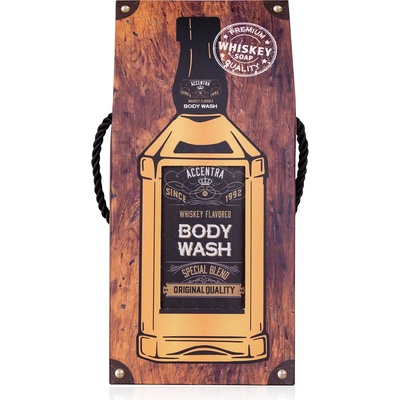 Accentra Sprchový gél v darčekovej krabičke Whiskey Flavored 400 ml