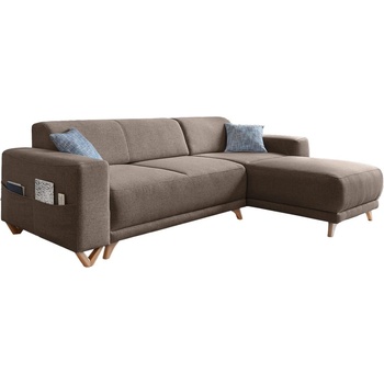 Miuform Кафяв разтегателен/с място за съхранение ъглов диван Classy Sophie - Miuform (802LIN4)