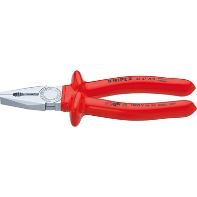 KNIPEX Kombinované kleště s máčenou izolací 200 mm 07691