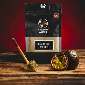 Kratom World PASSION FRUIT Red PURE 200 g