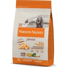 Nature's Variety selected pro střední psy s kuřecím 12 kg