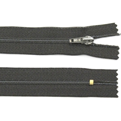 Spirálový zip no.3 nerozepínací 25cm - více barev color: 722 antracitová šedá