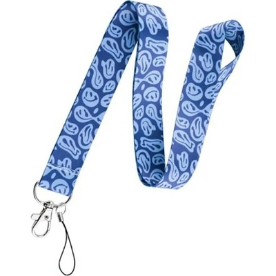 Šnůrka na krk Lanyard Blue faces