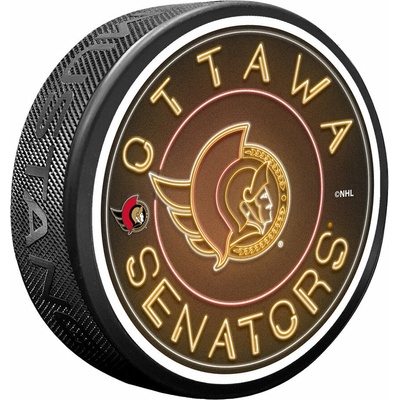 Mustang Puk Ottawa Senators NHL Neon