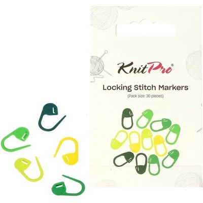 KnitPro Locking Stitch Markers otváracie označovače vzorov