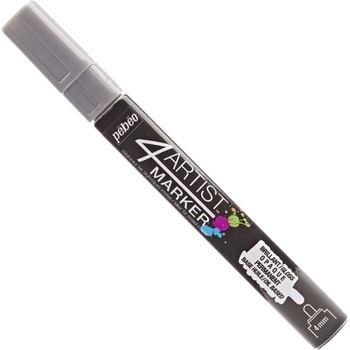 Pébéo 4Artist Химикал маркер 4 mm Silver 1 бр (580170)