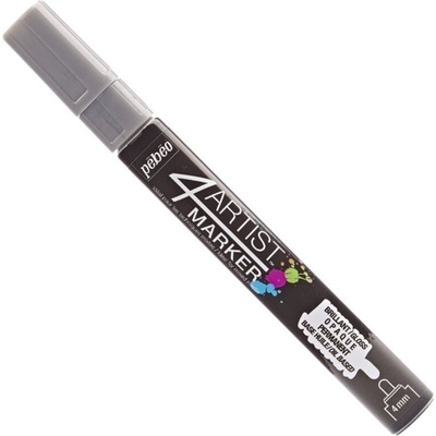 Pébéo 4Artist Химикал маркер 4 mm Silver 1 бр (580170)