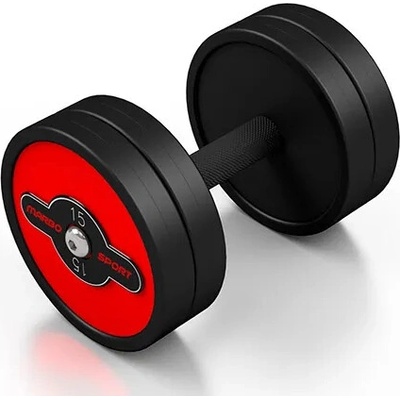 Marbo MW-HG15 železná pogumovaná jednoručka 15 kg