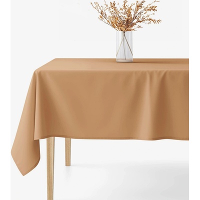 Goldea hranatý ubrus 100% bavlněné plátno podzimní hnědý 100 x 100 cm
