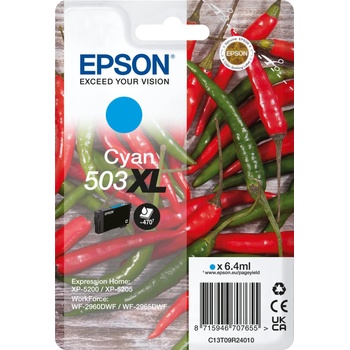 Epson 503XL T09R240 C13T09R24010 циан (cyan) оригинална касета (C13T09R24010)