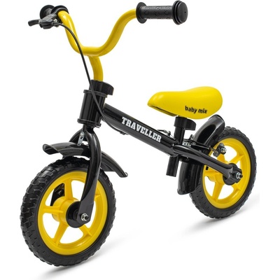 Baby Mix Traveller čierny s brzdou