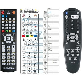 GENERAL SANGEAN RC-P21 - съвместимо дистанционно управление на марката General (RC-P21)