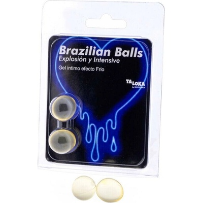 Taloka 2 Brazilian Balls Cold &Amp Vibration Effect Exciting Gel