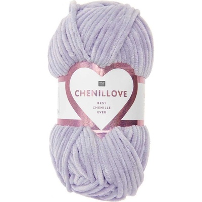 Rico Design Žinylková příze Chenillove odstín 007 lila - 1 ks