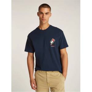 Tommy Jeans Тениска Tommy Jeans Men's Novelty T-Shirt - Dark Night Navy